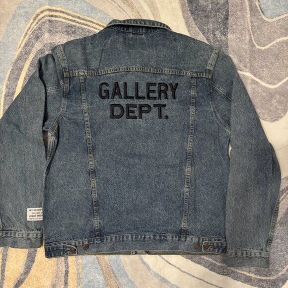 Gallery Dept Blue Denim Jean Jacket Mens Size Large - Picture 3 of 3